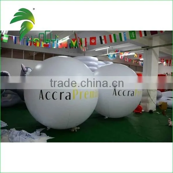 Advertising Magic 0.18mmPVC LED balloon / Inflatable Moon Light Balloon For Wedding Decoration