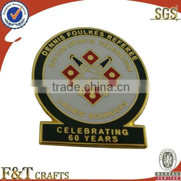 cheap metal enamel pin badges with custom logo