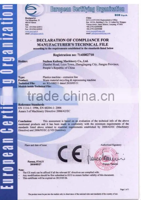 plastic bottle cutter machine/plastic crusher/plastic grinder