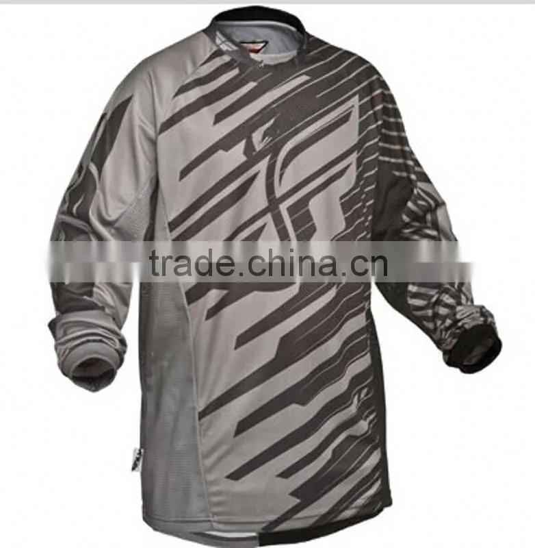 Custom design grey color cycling Jerseys ,BMX jersey,Downhill jersey