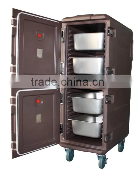 LLDPE+PU plastic Cabinet for food pan, with rotational molding