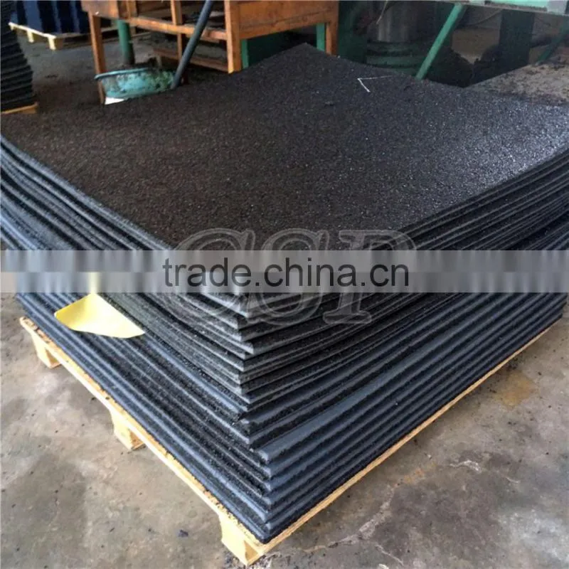 Good elasticity anti-slip indoor rubber game mat floor