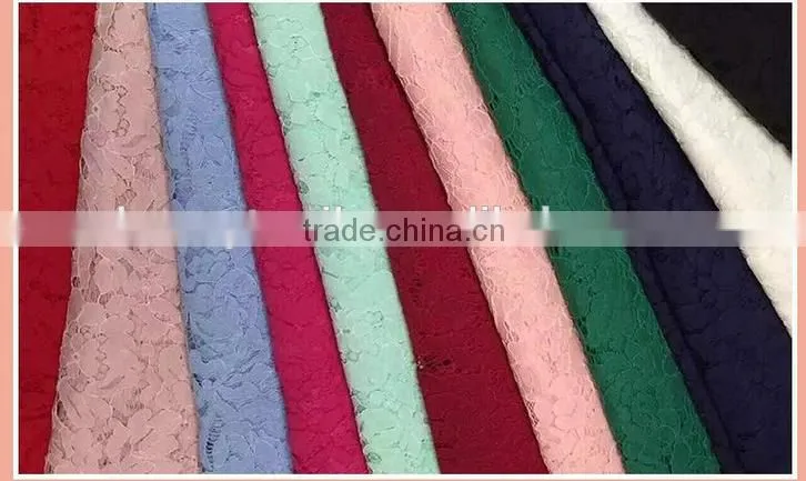 China whosale Spring and Summer hot sale lace dress fabric