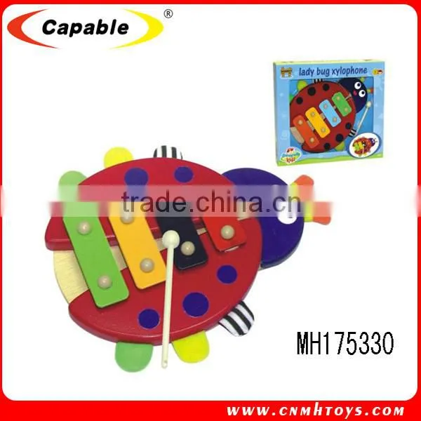 Lovely wooden musical instrument toy kids Xylophone