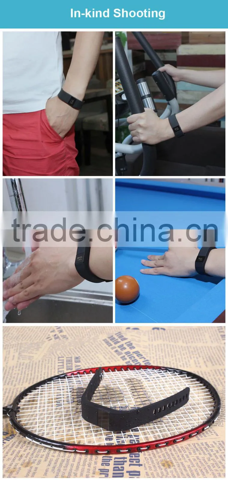 wristband smart bracelet KQ-H01 smart watch for health care
