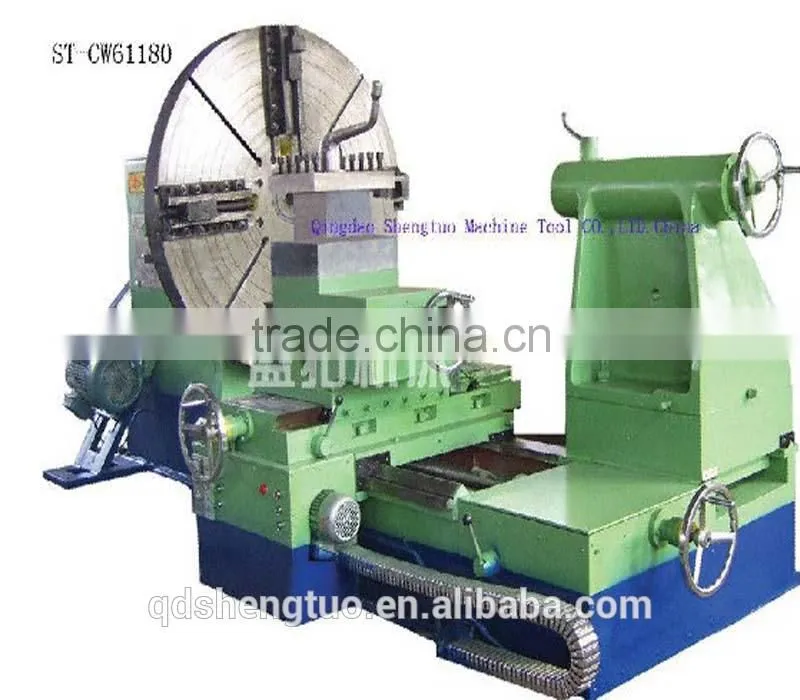 Processing Large Diameter CNC Facing Lathe