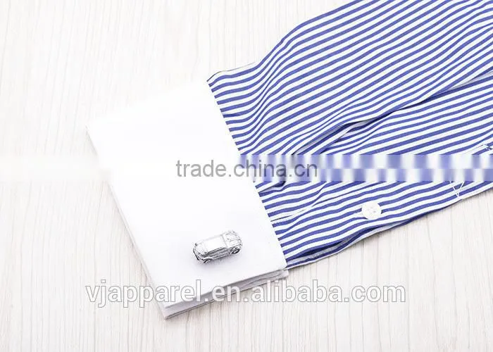 Classic Antique Silvertone Luxury Car Cufflinks
