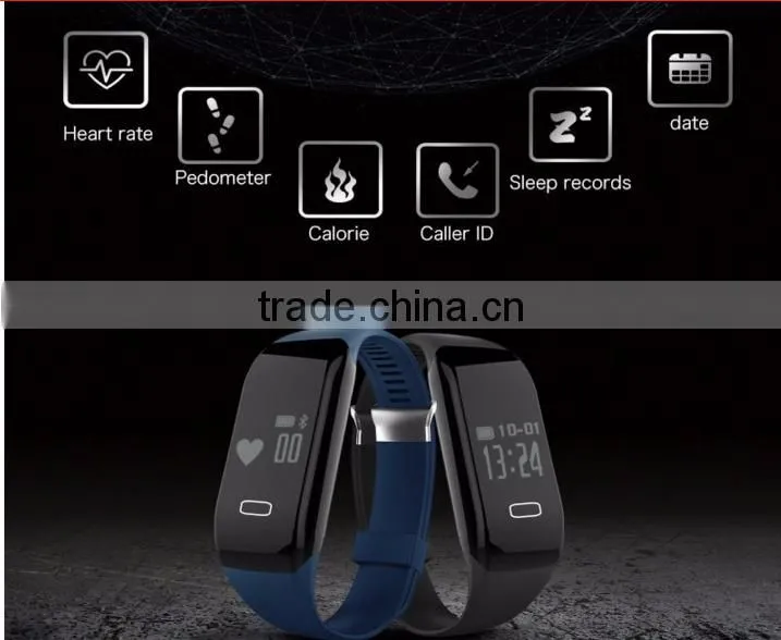 fitness band tracker heart rate monitor smart bracelet for iphone