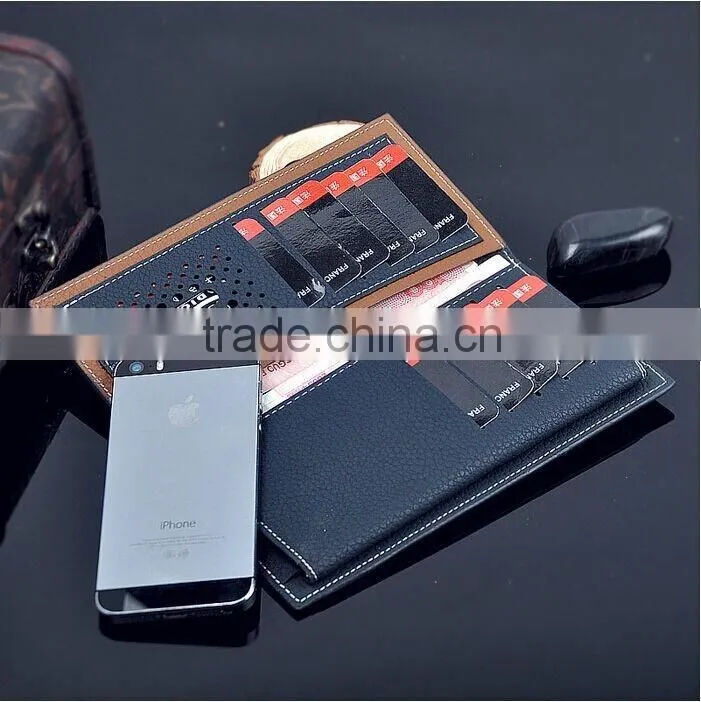 2016 new design wallet men's business card holder luxury money clip