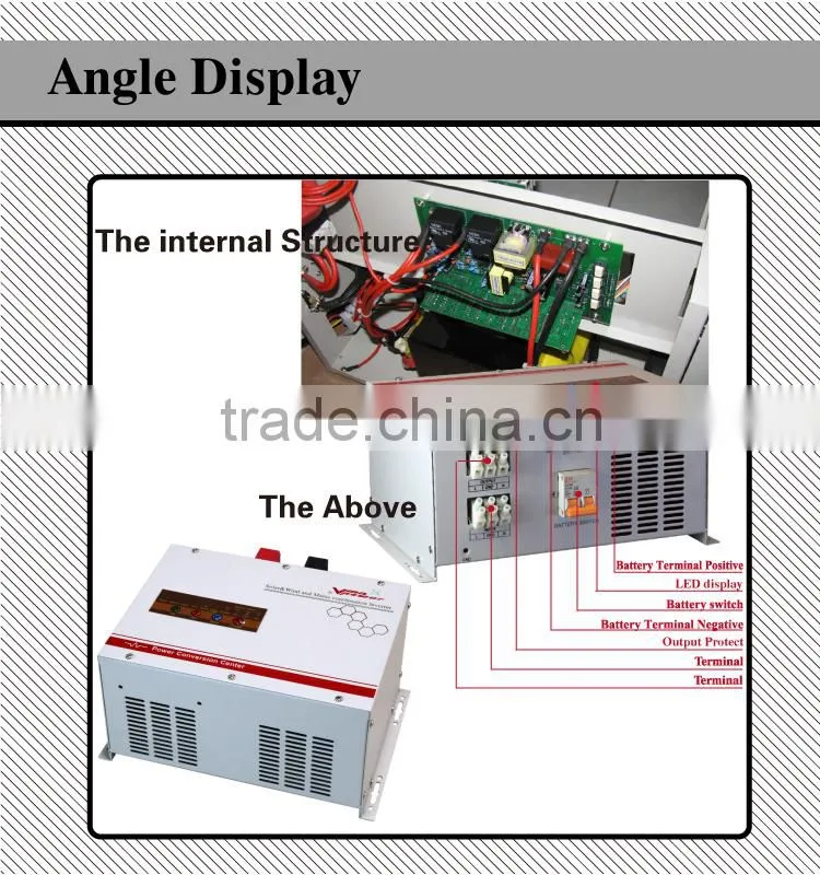 CPU technology control solar ACpure sine wave output inverter