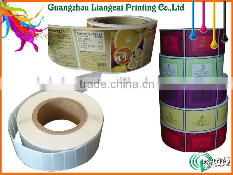 Colorful PVC stickers die cut stickers vinyl sticker in roll