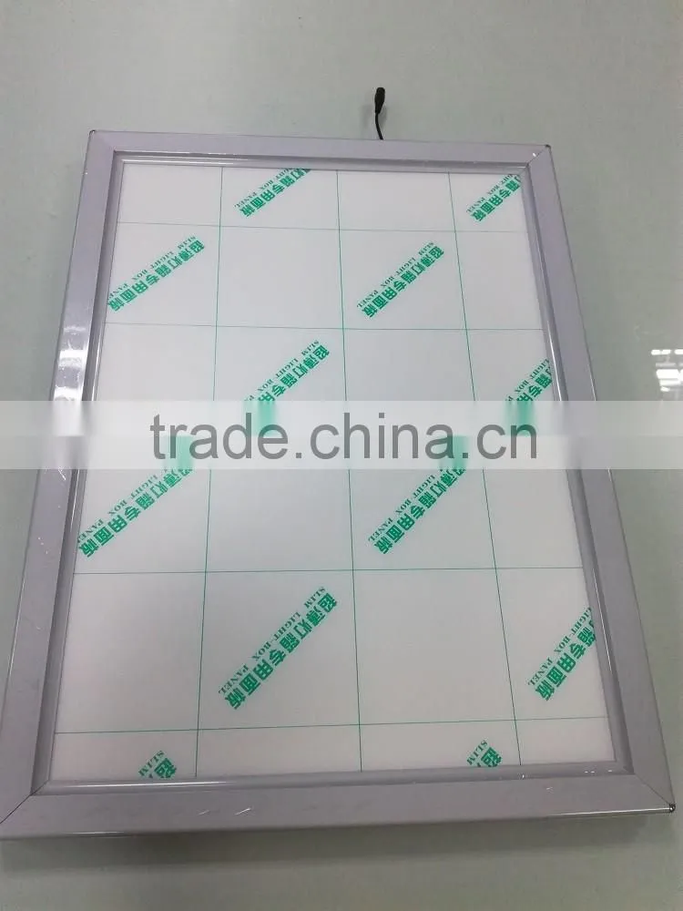 Illuminated led menu mini led sign board thin flexible led display light box