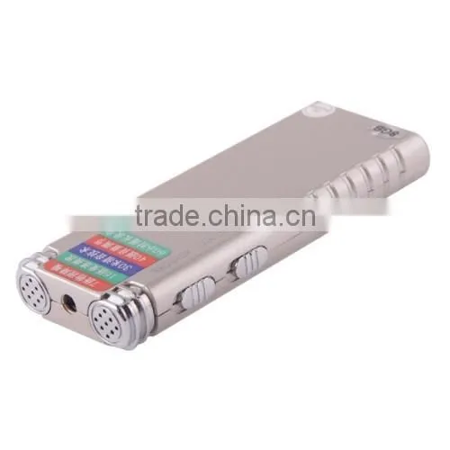 Professional 8GB LCD Digital Voice Recorder with VOR MP3 Player hidden voice recorder