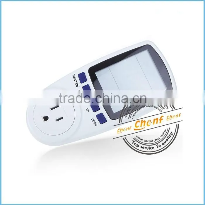 2014 Newest Digital Electricity Power Meter With Factor with 120V 15A US Plug