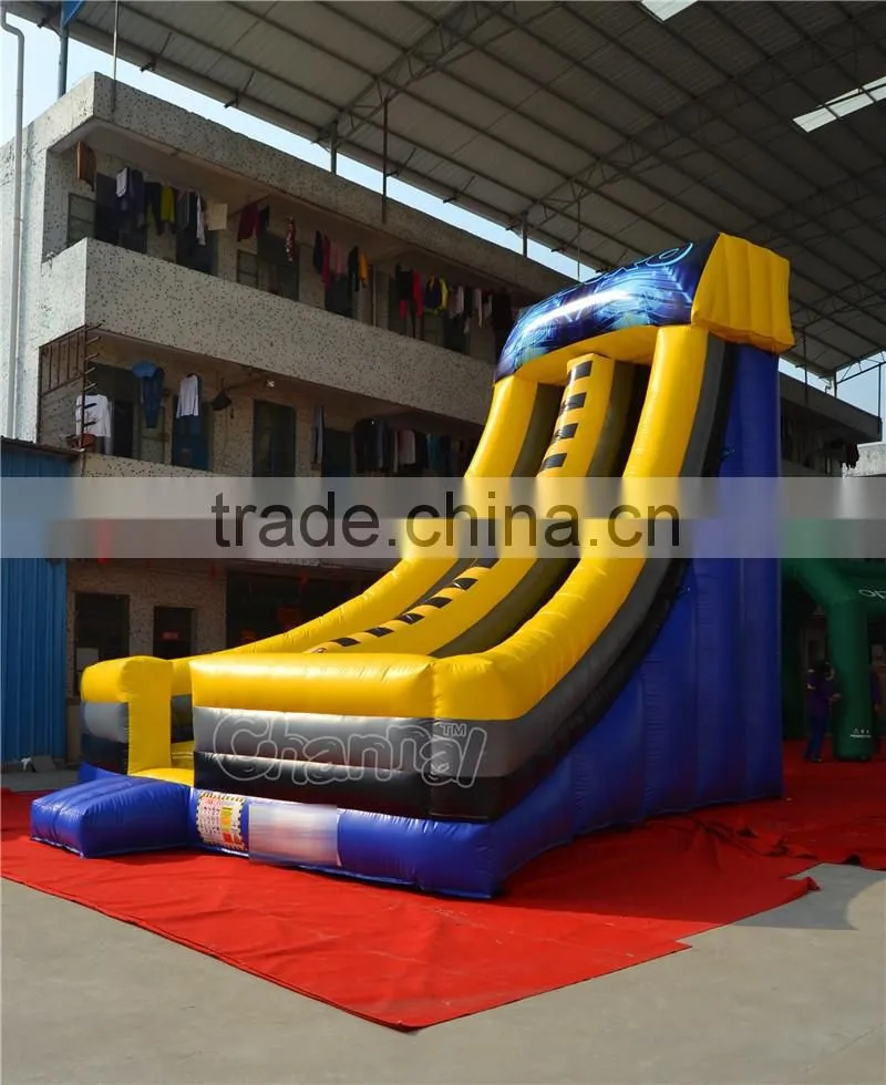 2015 hot sale inflatable double side climbing games for sale, inflatable climbing wall