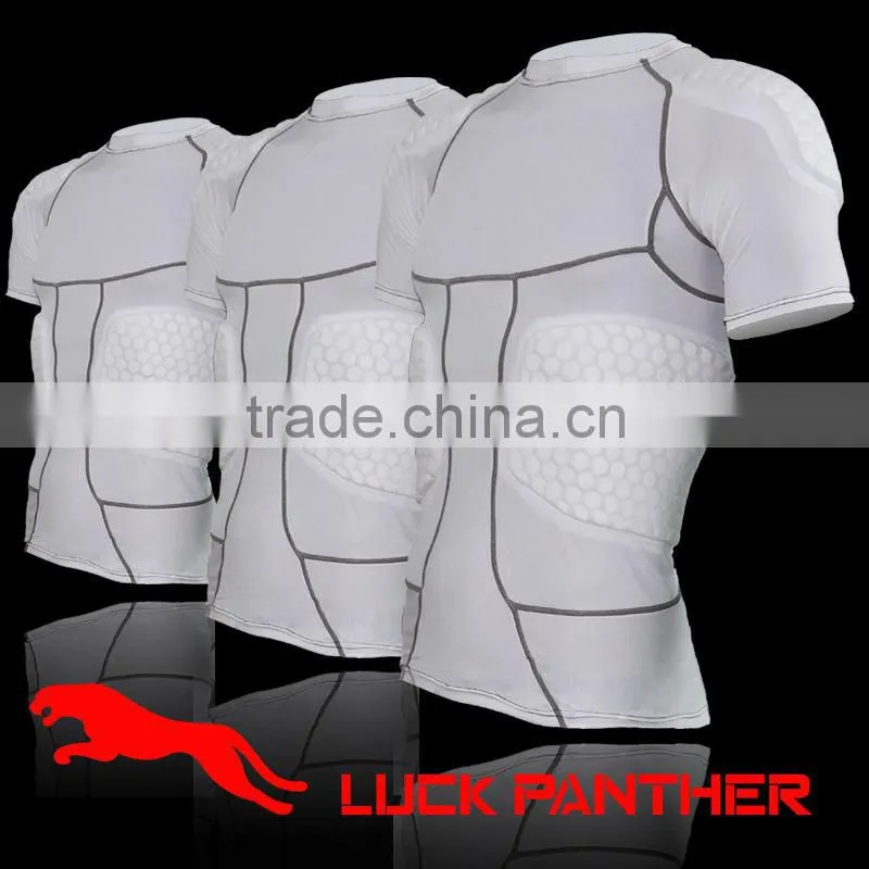 quick dry anti-collision wear,customize anti-collision apparel,protection compression padded wear