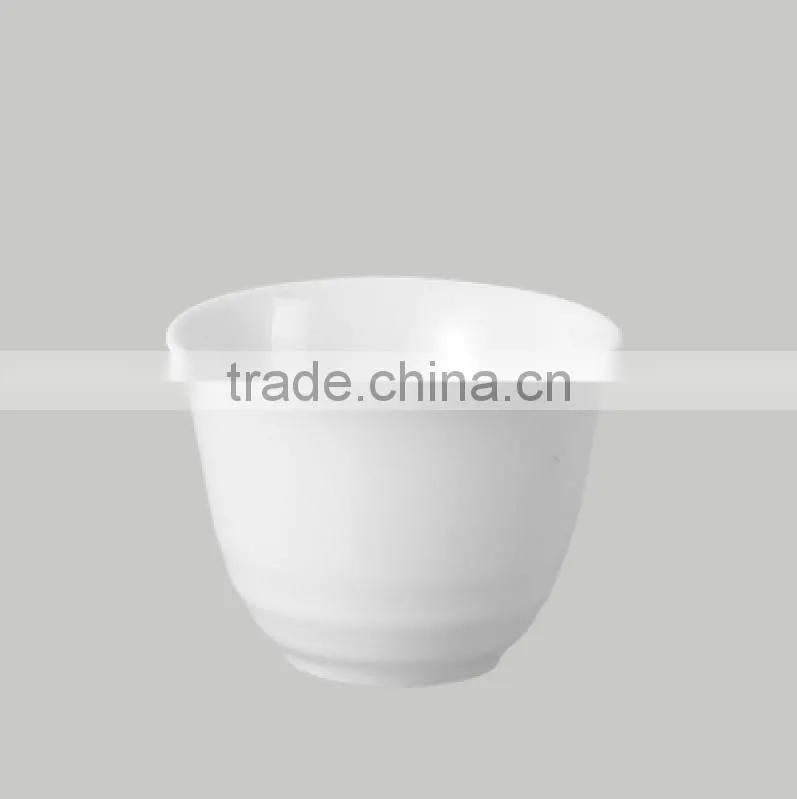 factory customize handleless ceramic glazed mug, ceramic striped mug, kawa cups