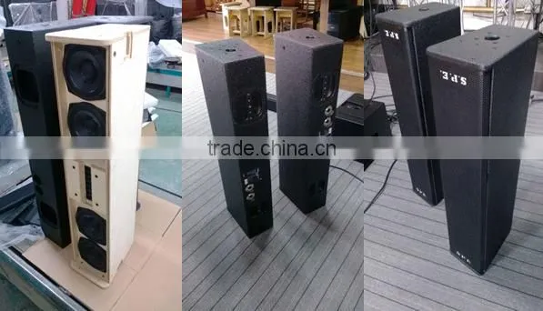 SPE new PA system dj equipment powerful birch wood high quality hot sale mini stage line array loudspeaker system