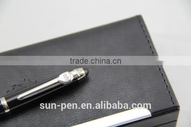 high-end metal ball pen with gift box for business gift