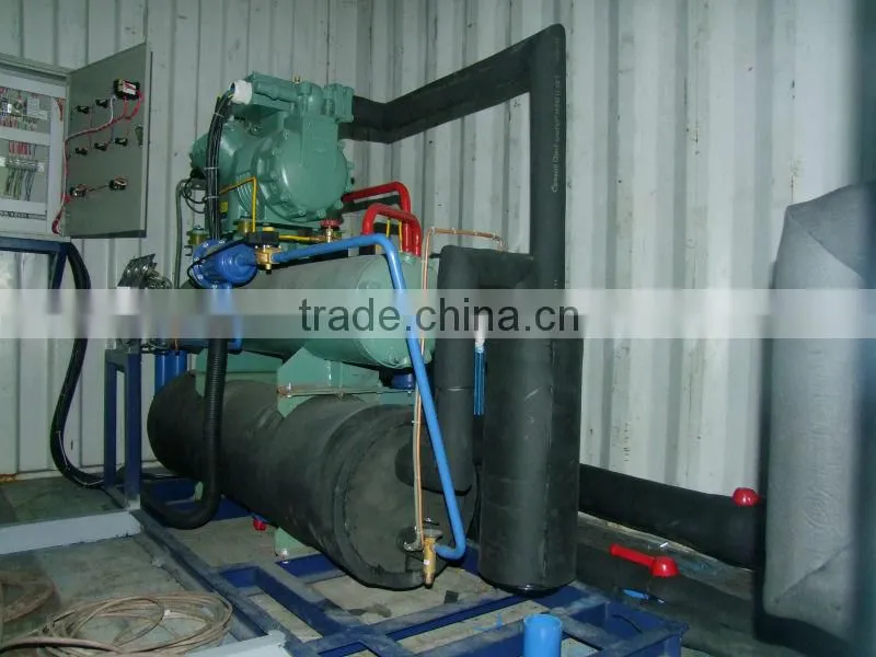 2014 newest design containerized block ice machine manufacturer