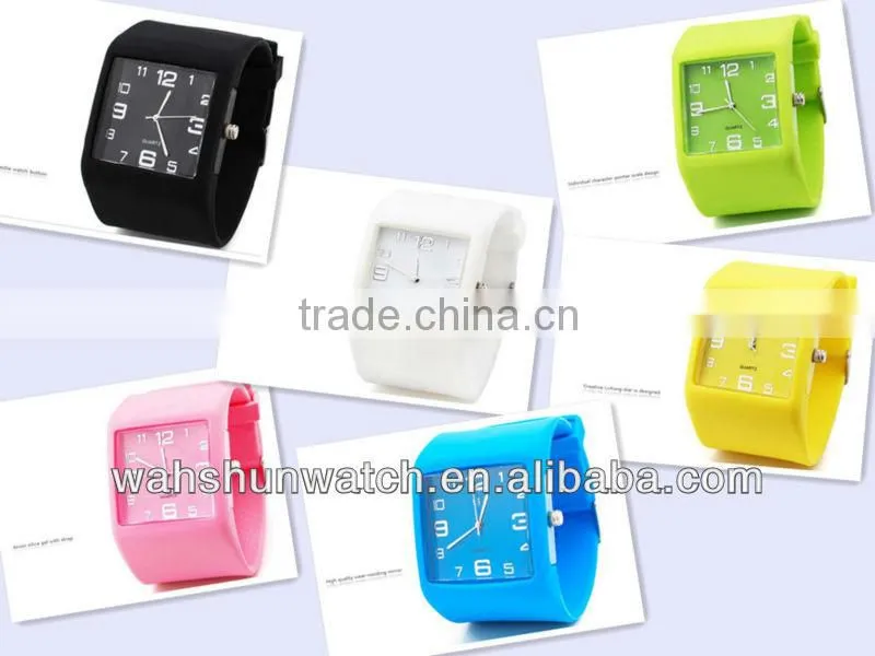the full color watch mens wrist silicon watch 2013