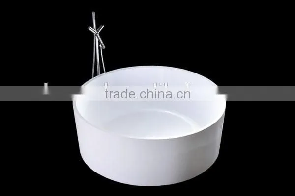 Outdoor Round Outdoor Wooden Bathtub