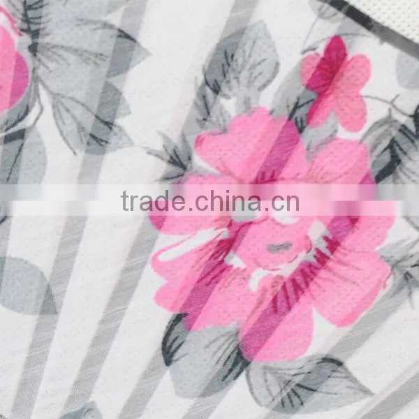 Boutique cloth bamboo folding fan for wedding gift