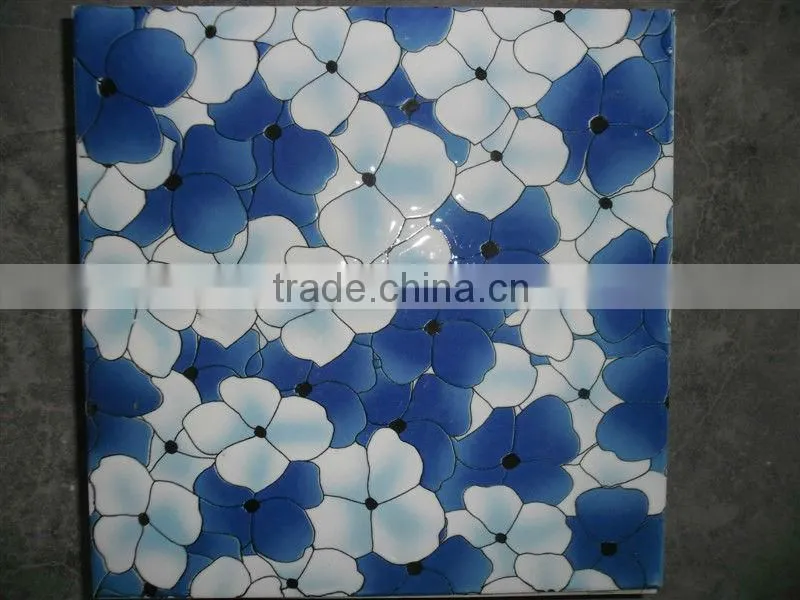Hot design!!!300x300 crystal swimming pool ceramic tiles for sale