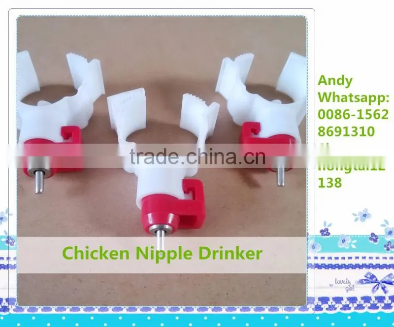chicken duck automatic feeder double water nipple drinkers