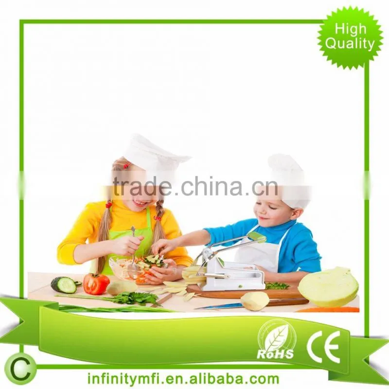 Hot selling Potato Vegetable chipper /Premium French Fry Cutter/Potato Slicer Includes 3-in-1 Peeler/Fruit brush+Clean Brush