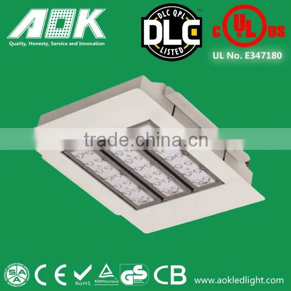 AOK Premium CE CB RoHS TUV-GS SAA UL DLC certified 120W LED Canopy Light