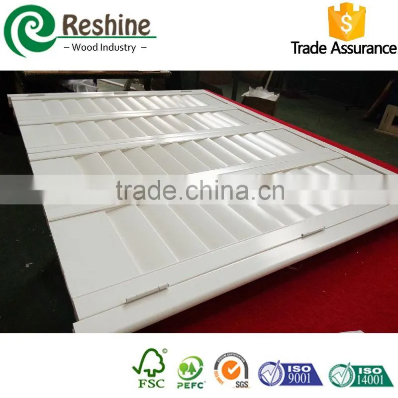 Vinyl plantation window PVC Shutter doors