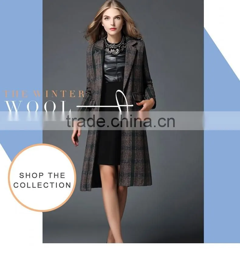 camel color factory supply hign woolen lady coat