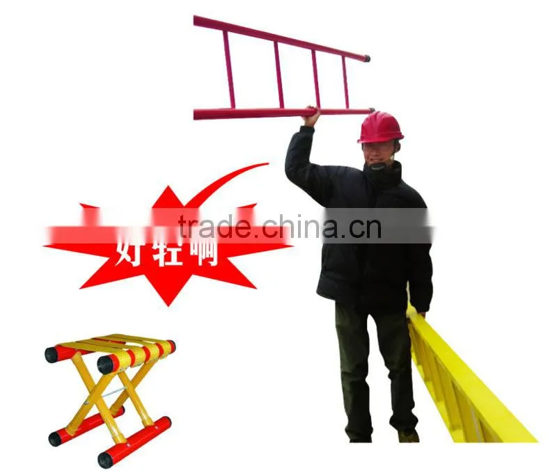 Portable & foldable aluminum telescopic ladder 3.8m (12'5 ft) EN131 certificated
