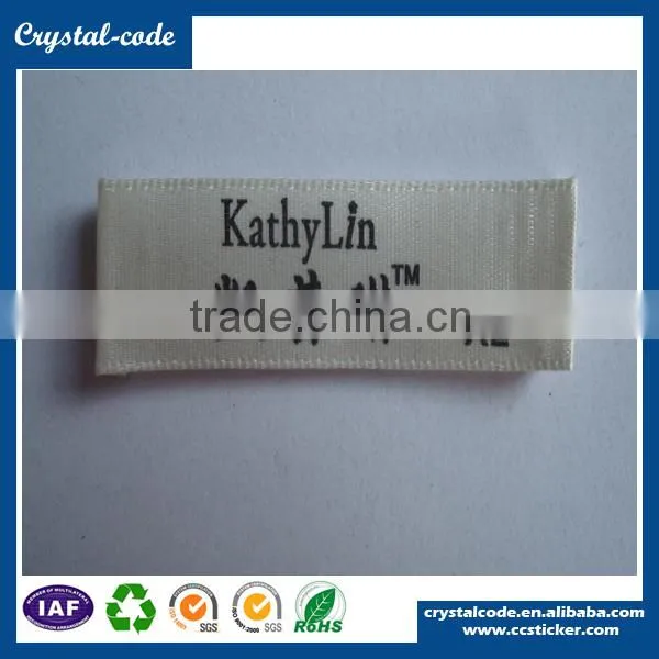 Swimwear care quality custom cheap garment woven label