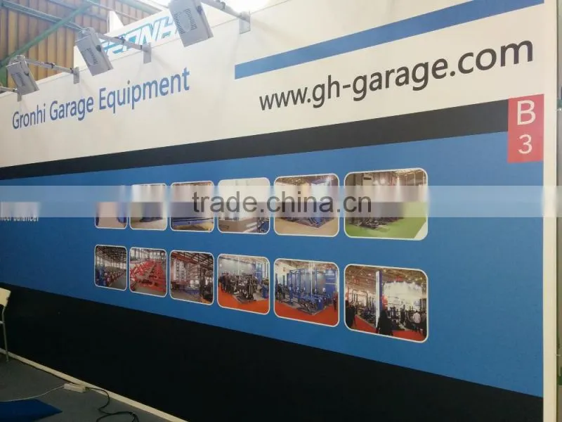 2-post car lift, base plate, single-point release, 3-stage arm