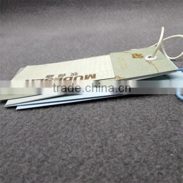 Folded With Eyelets Clothing Tags