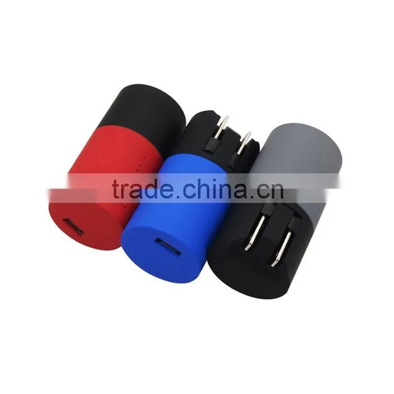 New power bank direct charging mobile charger round shape power bank 2600mah