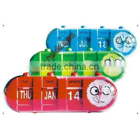 Flip calendar clock for gift RD9850