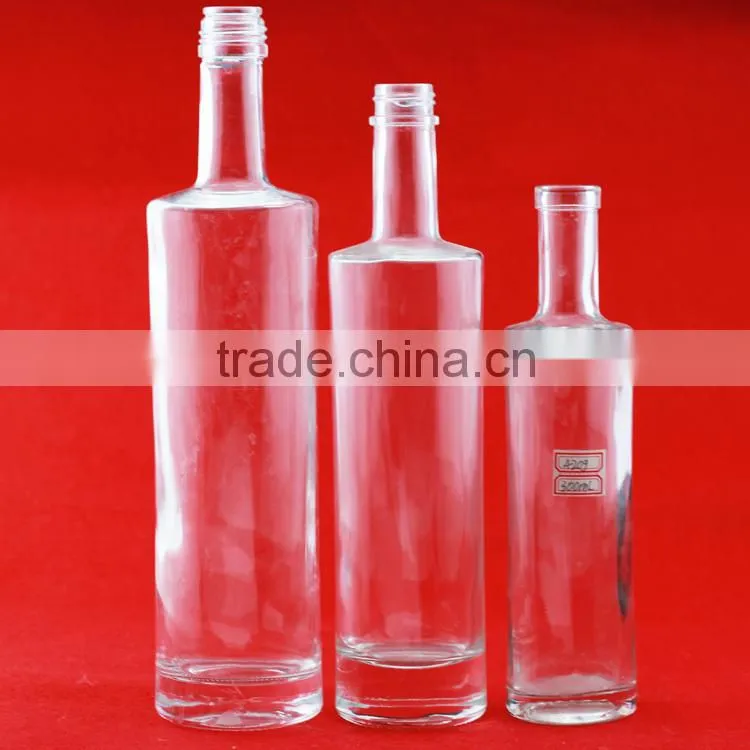 750ml frosted spirit bottle manufacturer matte white vodka glass bottle custom rum bottle