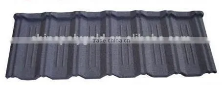 Bent Tiles Type and Al-Zn steel (Galvanized sheets) Material Aluzinc roof/stone coated roof tile for africa market
