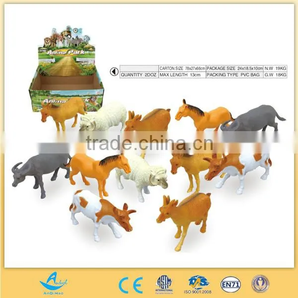 Cute Animal Toys Plastic Toy Horse Farm Set Animal Set