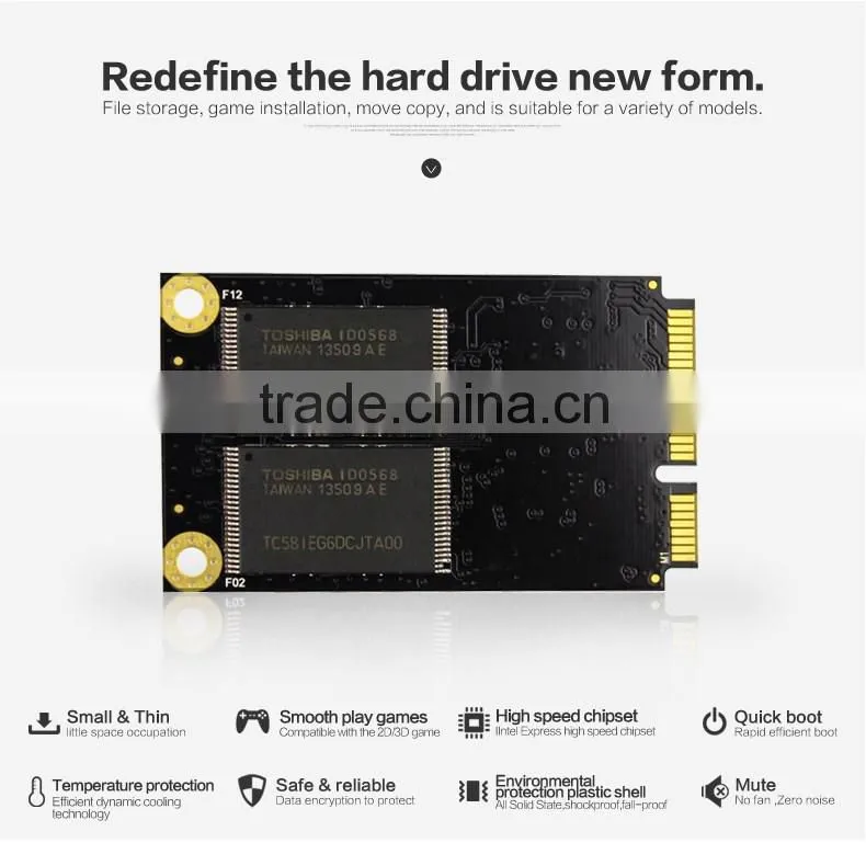 High Performance KingDian Solid State Drive SSD 32GB MSATA Stock Internal/External Hard Drive For MacBook and PC
