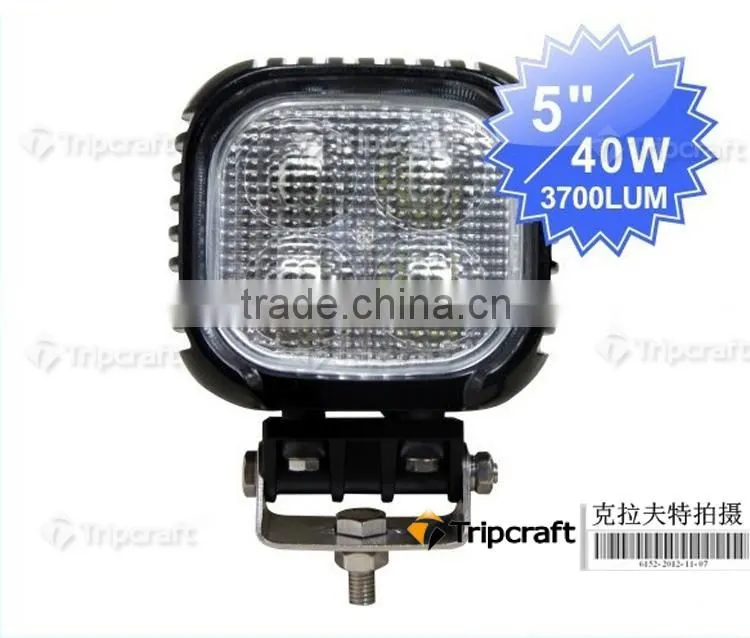 Big discount! Square 40W 10-30V DC led driving lights 3400lm on sale