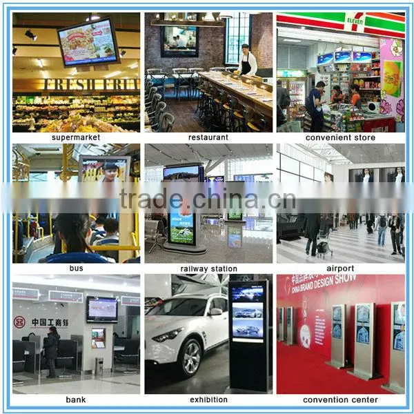 42 46 55 inch professional waterproof IP65 outdoor totem lcd advertising display