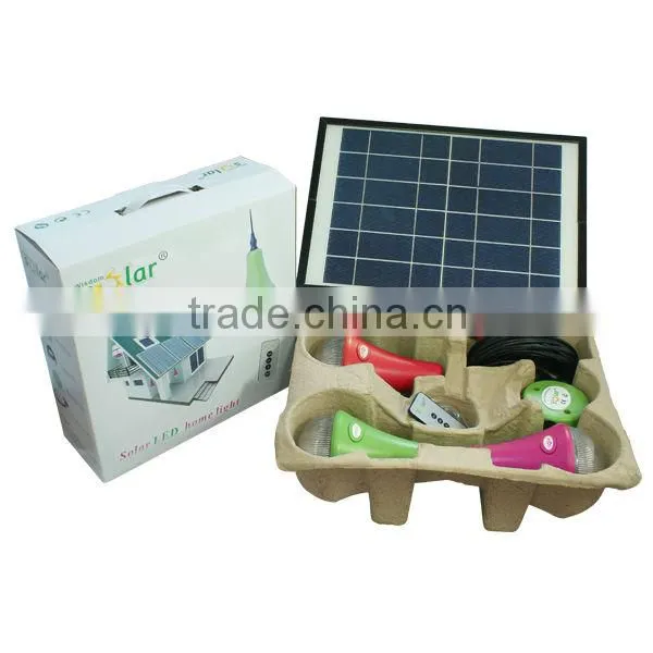 Energy saving protable solar home system with USBcharger