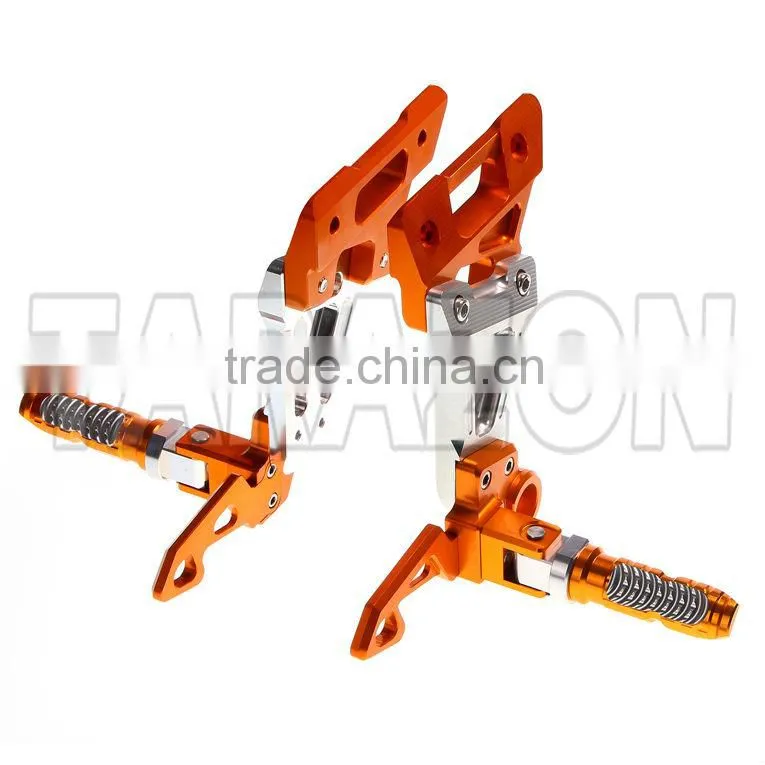 Motorcycle racing bike CNC aluminum adjustable rearsets