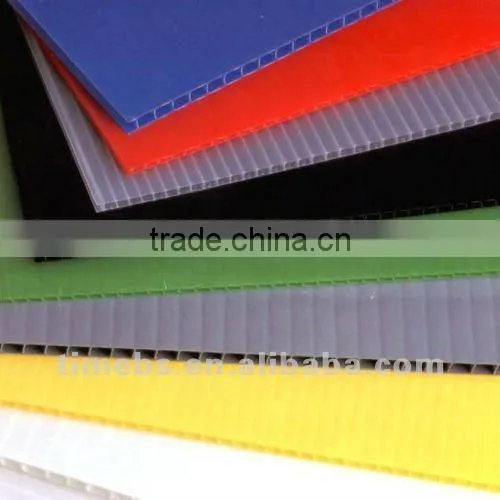 Corrugated esd plastic sheet