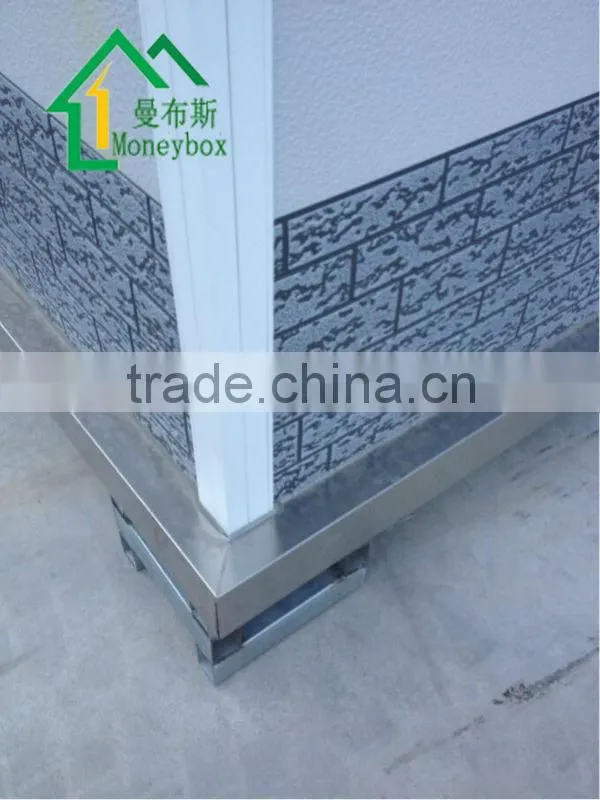 Metal decoration panel prefabricated garden shed