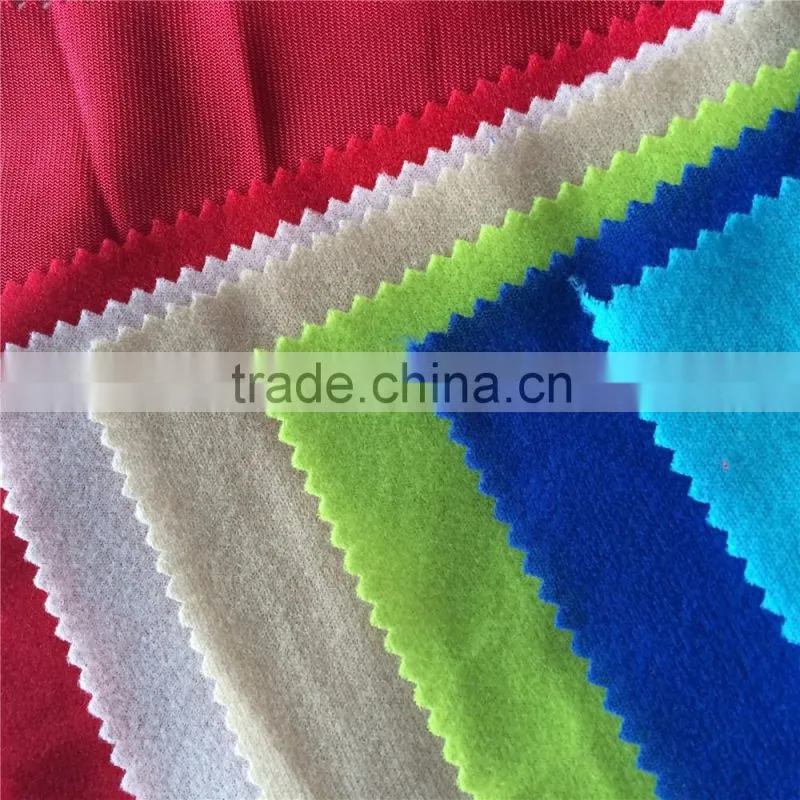 100% polyester brushed tricot nylex fabric in roll